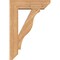 Ekena Millwork Funston Slat Smooth Bracket w/ Offset Brace, Western Red Cedar, 7 1/2"W x 26"D x 38"H BKT0806X26X38FST06SWR - alternate 2